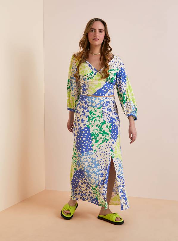 Everbelle Patchwork Floral Coord Bodice Top 10